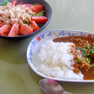 暑いから電子レンジで時短！懐かしい鯖カレー